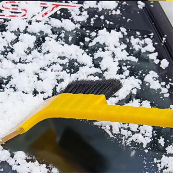 

Car-styling Snow Cleaning Remover Windshield Snowplow Handheld Ice Scraper Snow Brush Scraper Car Ice Scraper With Brush