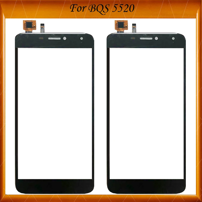 Black color For BQ Mobile BQS-5520 Mercury BQS 5520 BQS5520 Touch Screen Digitizer Front Glass Lens Sensor | Мобильные телефоны и