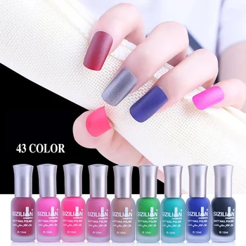 

42 Color Frosted Nail Polish Non-toxic Environmentally Friendly Shiny Colorful Nail Art Primer Waterproof Durable Matte Nail Gel
