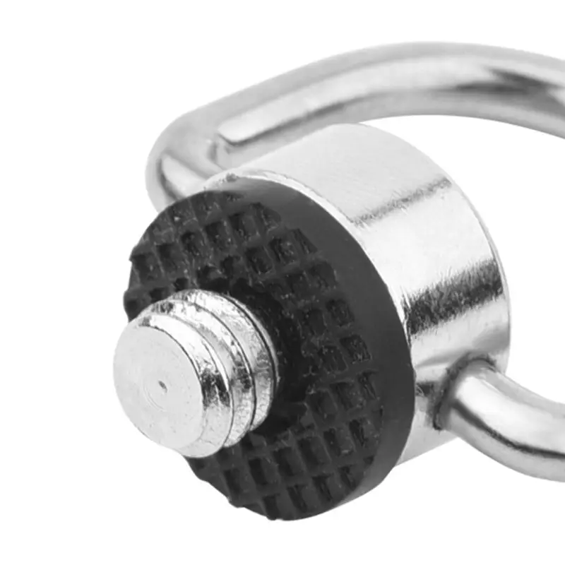 5Pcs 1/4" D-Ring Screws Quick Release Camera Fixing Screw Adapter Mount Plate