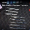 DSPIAE AT-TZ01~08 Stainless Steel Precision Tweezers Mecha Military Model Making Hobby Tool 1