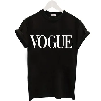 

Plus Size S-XL Harajuku Summer T Shirt Women New Arrivals Fashion VOGUE Printed T-shirt Woman Tee Tops Casual Female T-shirts