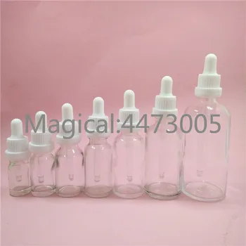 

2/10pcs 5/10/15/20/30/50/100ml DIY Portable Reusable Clear Essential Oil Bottle with Dropper Cap Cosmetic Refillable Containers