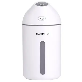 

Ultrasonic Aromatherapy Essential Oil Aroma Diffuser Cool Mist Humidifier Car With Led Lights Air Humidifier Usb(White)