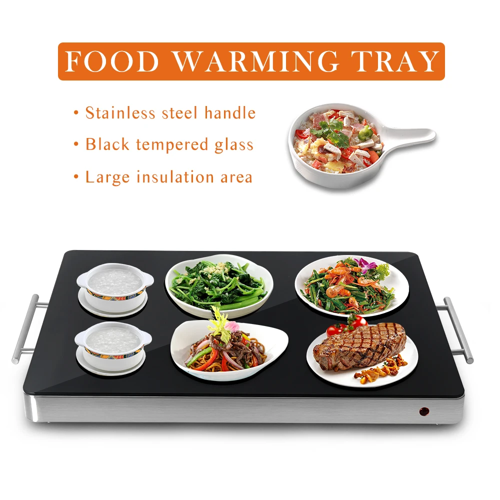 ITOP 400W Food Heating Plate Glass Embedded Surface Food Warm Tray