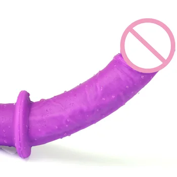 Realistic Soft Dildo Strapless Strapon For Gay Male Female Double Penetration Super Long Anal Vagina Masturbator Sextoyse Couple 4