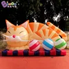 Decorative 6x2.5x3 Meters Inflatable Lovely Cat Backdrop Wall For Decoration / Inflatable Cartoon Cat Backdrop Wall Toys 1