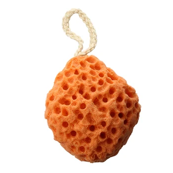 

Orange Bath Shower Spa Body Cleaning Sponge Scrub Scrubber Exfoliator