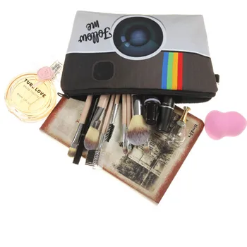 

Toiletry Bag Fashion 3D Printing Women Travel Makeup Case Small Pouch Zipper Cosmetic Bags Organizer Bag Make up Bath Shower Bag