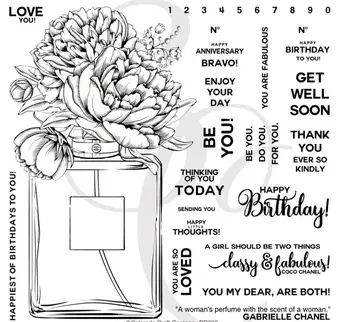 

flower Transparent Clear Silicone Stamp/Seal for DIY scrapbooking/photo album Decorative clear stamp sheets A2215