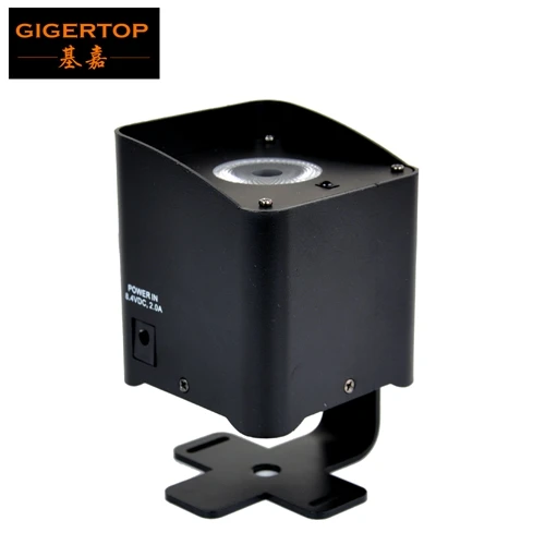 Gigertop 1x15 Вт RGBWA UV 6в1 цветной точечный аккумулятор Par Light Мини размер подвесной кронштейн ферменный потолочный светильник беспроводной DMX сценический светодиодный - Цвет: 1