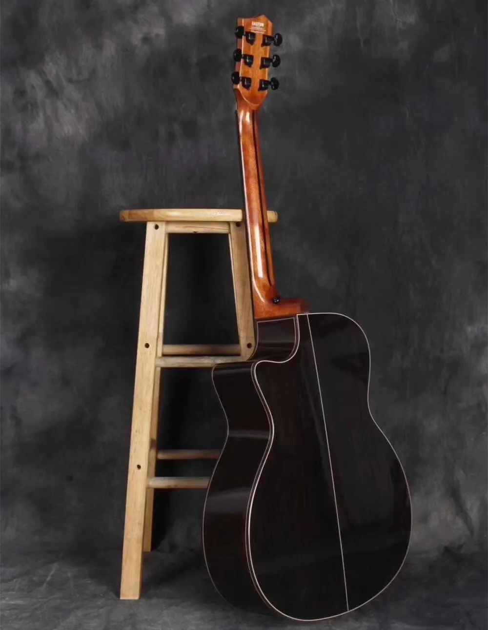 EASTUN T590 акустической гитары, 41 дюймов Массив ели Топ акустической гитары, африканское красное дерево сзади и по бокам