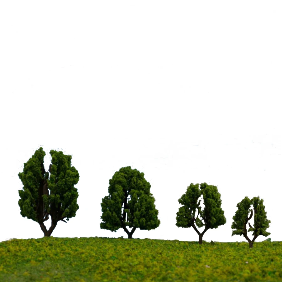 200pcs 5cm 1/200 Model Trees Architecture For Ho Train Layout Modelbouw Scene Maker Factory | Игрушки и хобби