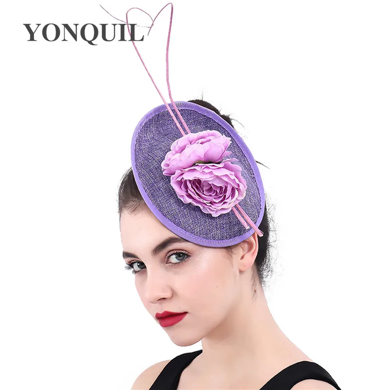 Light Purple Fascinator Wedding Hat 