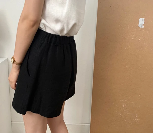 Mozuleva New Summer Women 2 Piece Sets Matching Wide Leg Short Pants Casual Cotton and Linen Pocket Lady Biker Shorts Suit 2020