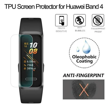 

3Pcs/Set Full Cover Soft TPU Screen Protector For Huawei Honor Band 4 Hydrogel Protective Film Guard Protection Not Glass