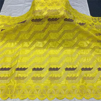 

african bazin riche fabric cotton dry basin brode lace fabric 5yards Swiss Voile In Switzerland Dubai Fabric 14L071122