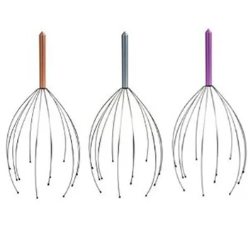 

1 PCS Head Relax Scores Head Massager Head Skin Care Neck Relief Stress Relaxing Claw Massage Skin Care Steel Ball Massager