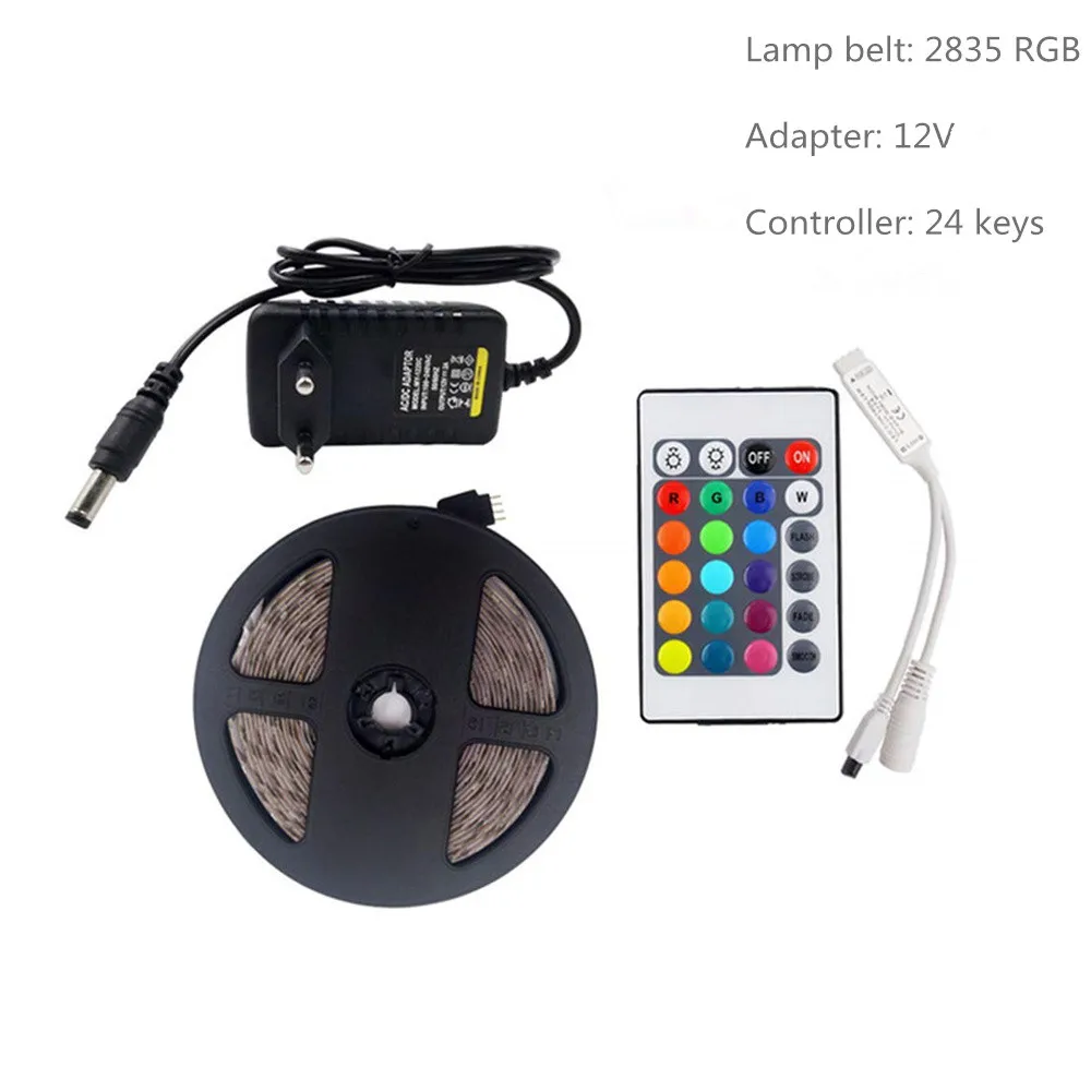 

LED Strip RGB Led Light Tape SMD 5050 DC12V Waterproof LED Light 5m diode Ribbon Flexible with Bluetooth remote