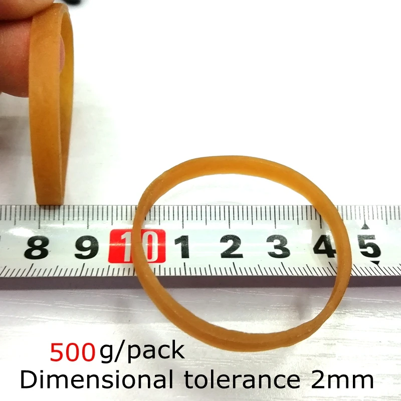 Высокий Эластичный цвет 40x4 мм ширина фиксированная связка денег Резиновая лента - Цвет: 500g