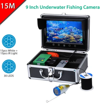 

Eyoyo Fish Finder Underwater Fishing Camera 9"Inch Waterproof Video Underwater camera fishing Infrared Lamp ICE Fish fischfinder