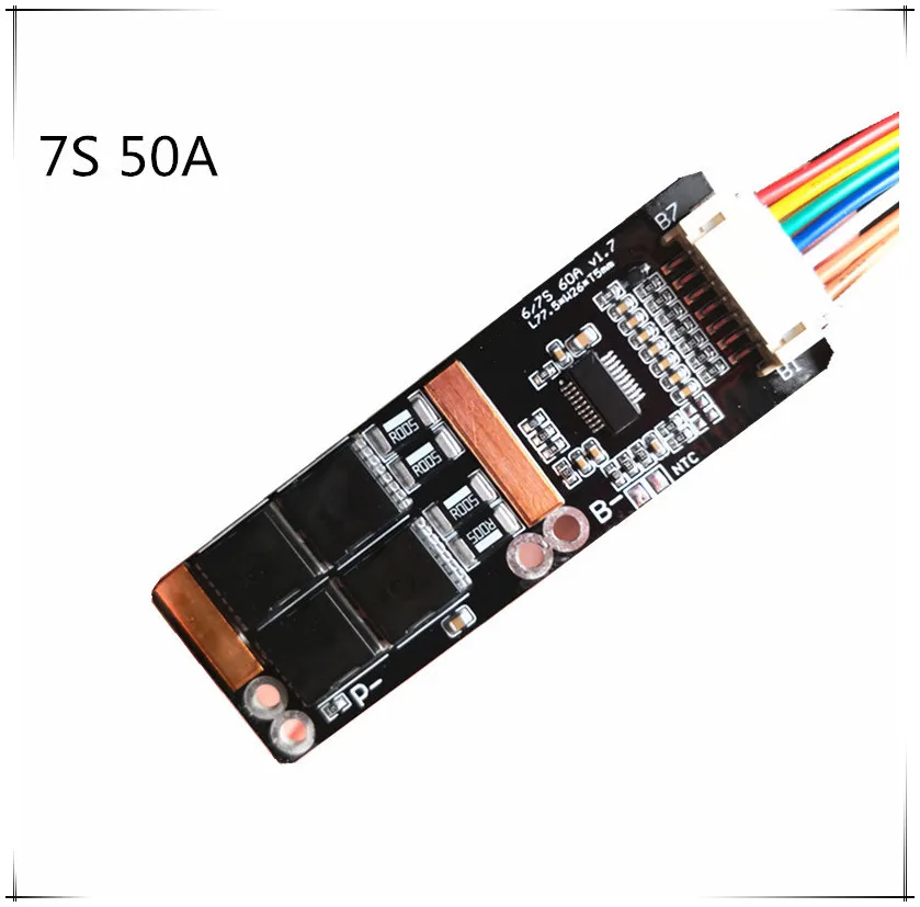 6S 30A BMS плата с NTC Для 3,7 V Ternary литиевая батарея Защитная плата/BMS 7S