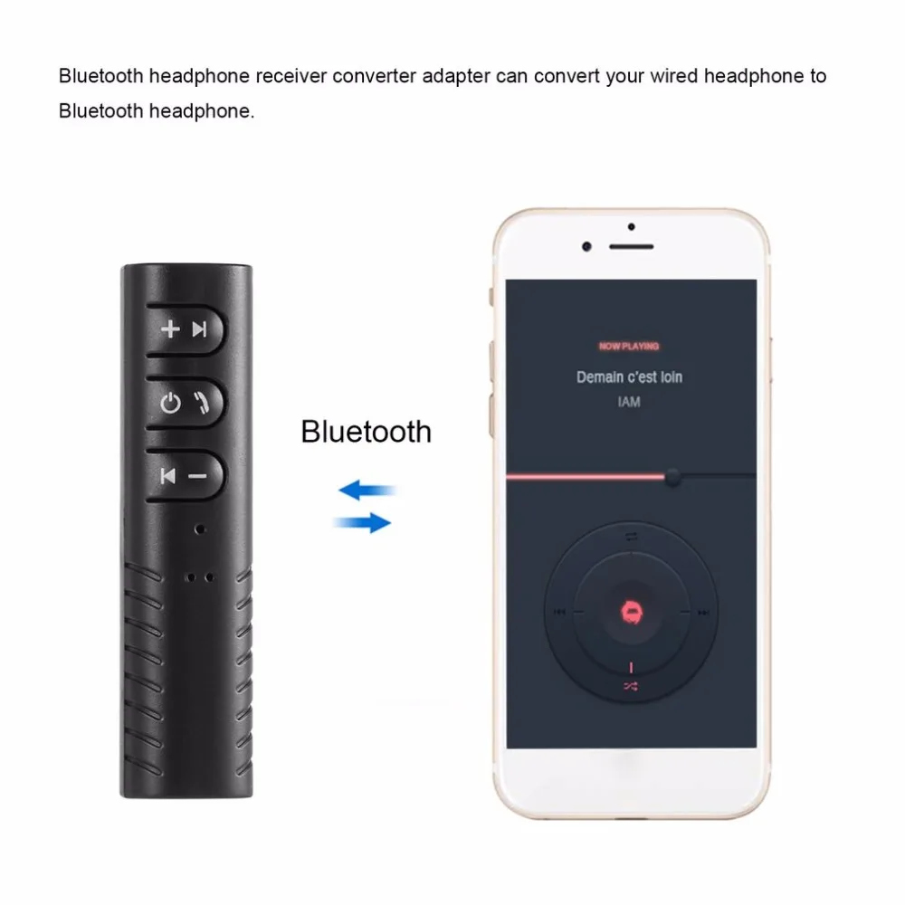 LESHP беспроводной Bluetooth 4,1 приемник 3,5 мм разъем Bluetooth Hands Free аудио музыкальный адаптер автомобильный Aux кабель для динамика наушников
