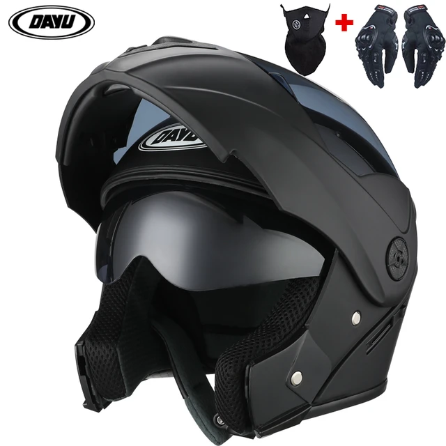 Casco de Moto profesional de cara completa, casco Modular de doble