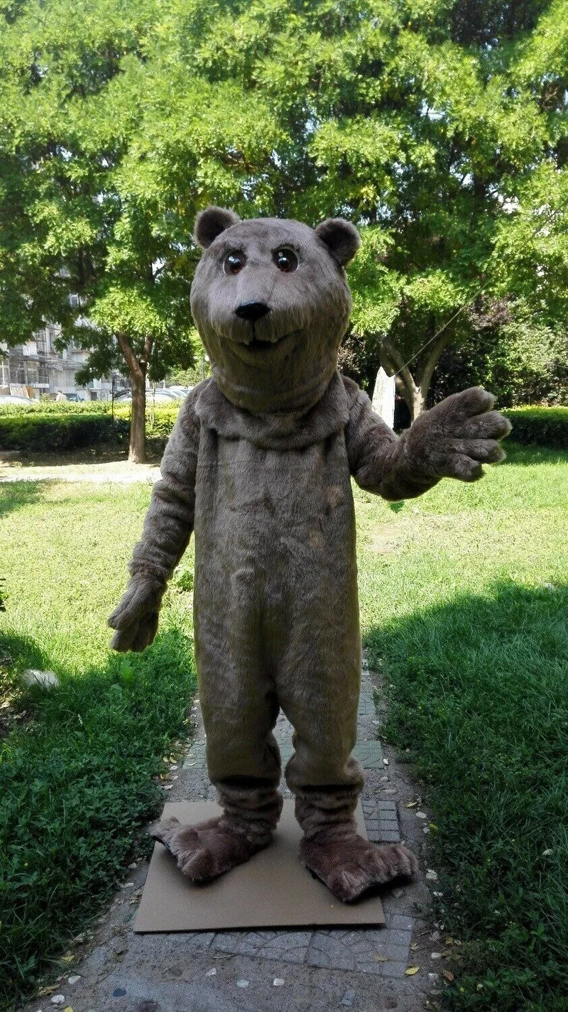 Костюм медведя, маскарадный костюм, вечерние костюмы для костюмированной игры, одежда для рекламы, карнавал, Хэллоуин, косплей, унисекс, подарки для взрослых