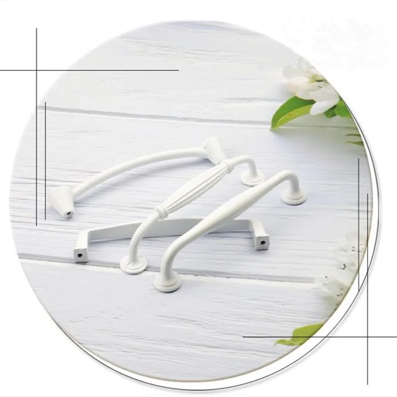 Poignée De Porte Bouton Sur Rosette Blanche - Marque KeyMet, Acier, Neuf Sous Emballage