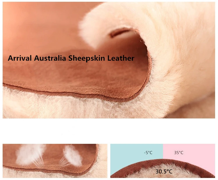 SHUANGGUN New Children Boots For Girls Kids Snow Boots Genuine Sheepskin Leather Natural Fur Warm Winter Shoes#K001