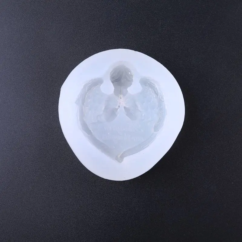 Прозрачные силиконовые формы 3D Крылья Ангела DIY УФ смолы Penadnt ювелирных изделий 95AB