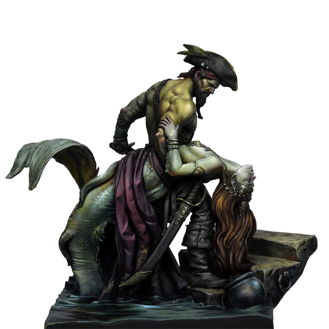 1/24 scale Resin Figure Model kits The Captive  Unassambled Unpainted S262
