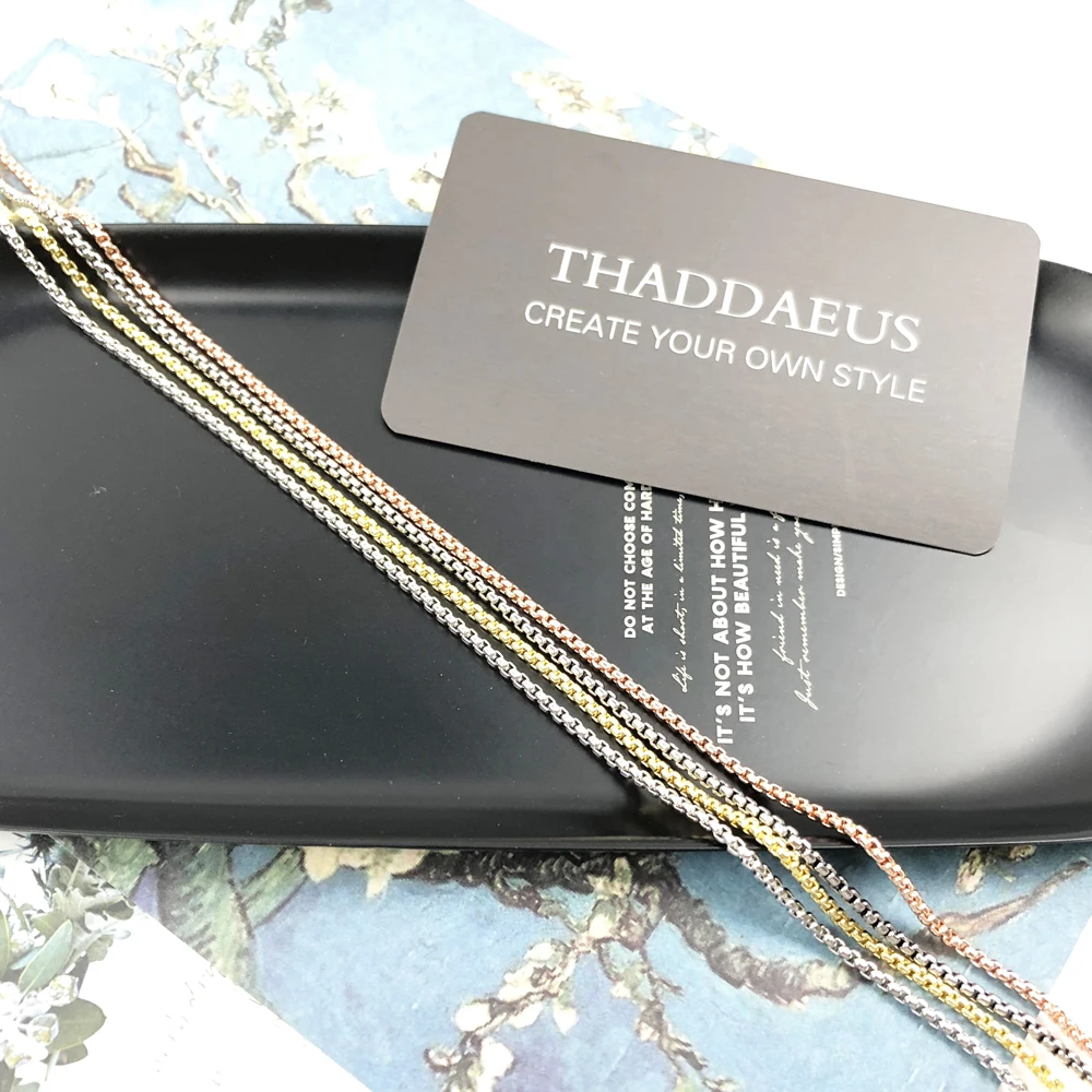 Venezia Chain Necklace Strand Fashion Jewelry Europe Style Silver Bijoux Gift Men Women fashion necklace