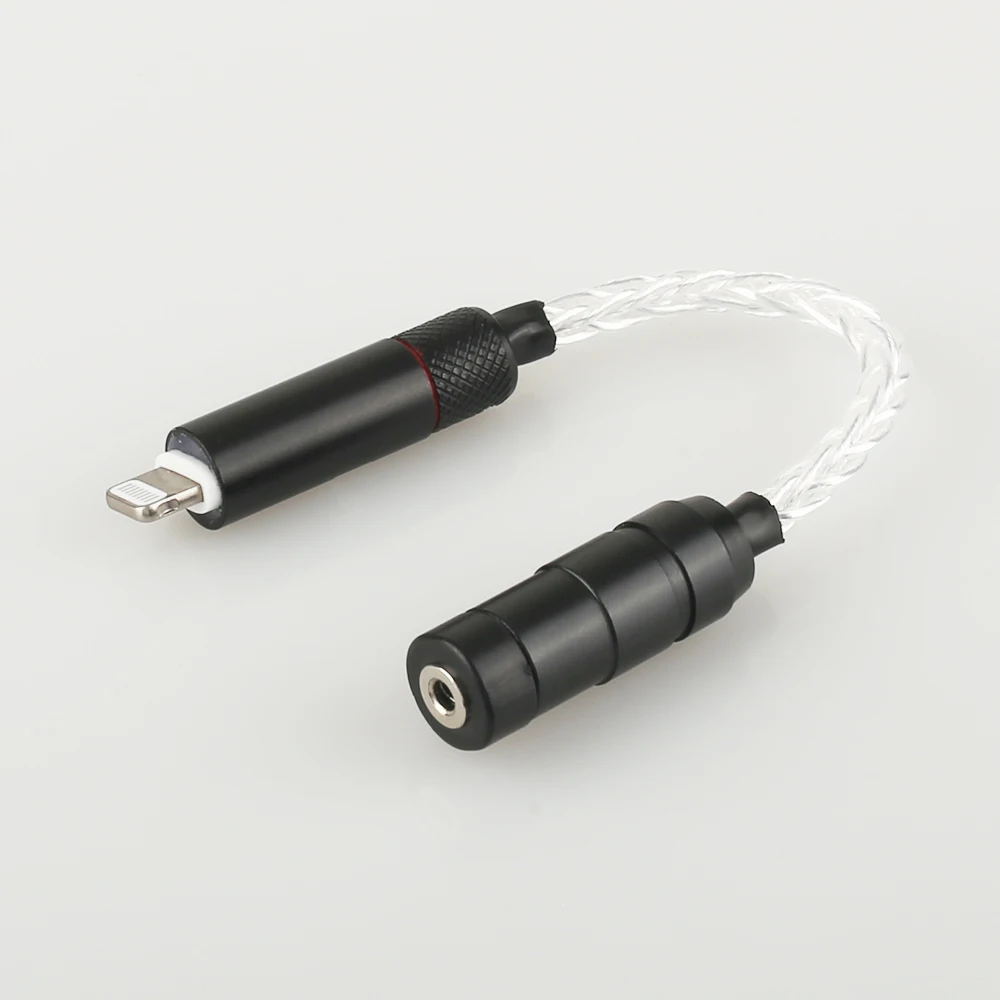 for Lightning to 3 5mm 2 5mm headphone jack adapter for iPhone 8 X 7 plus 5 6 5s