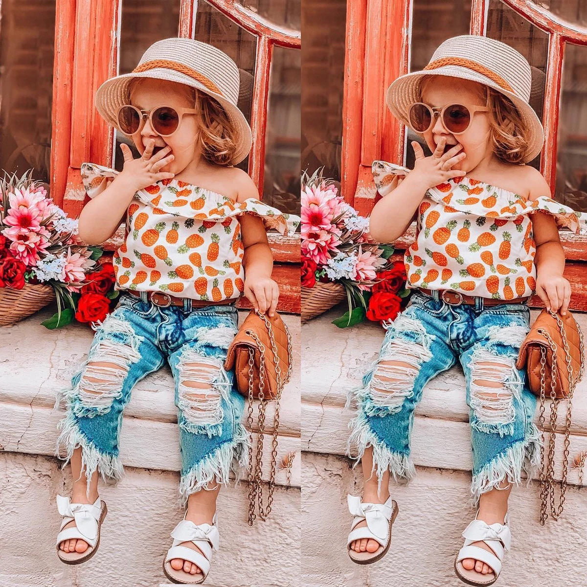 denim outfit for kids