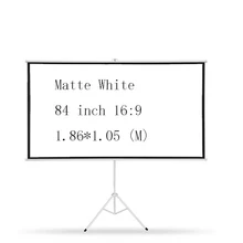 Thinyou Высокое качество 84 дюймов 16:9 белый пластик портативный штатив проектор HD экран сложенный передний проекционный кронштейн экран s