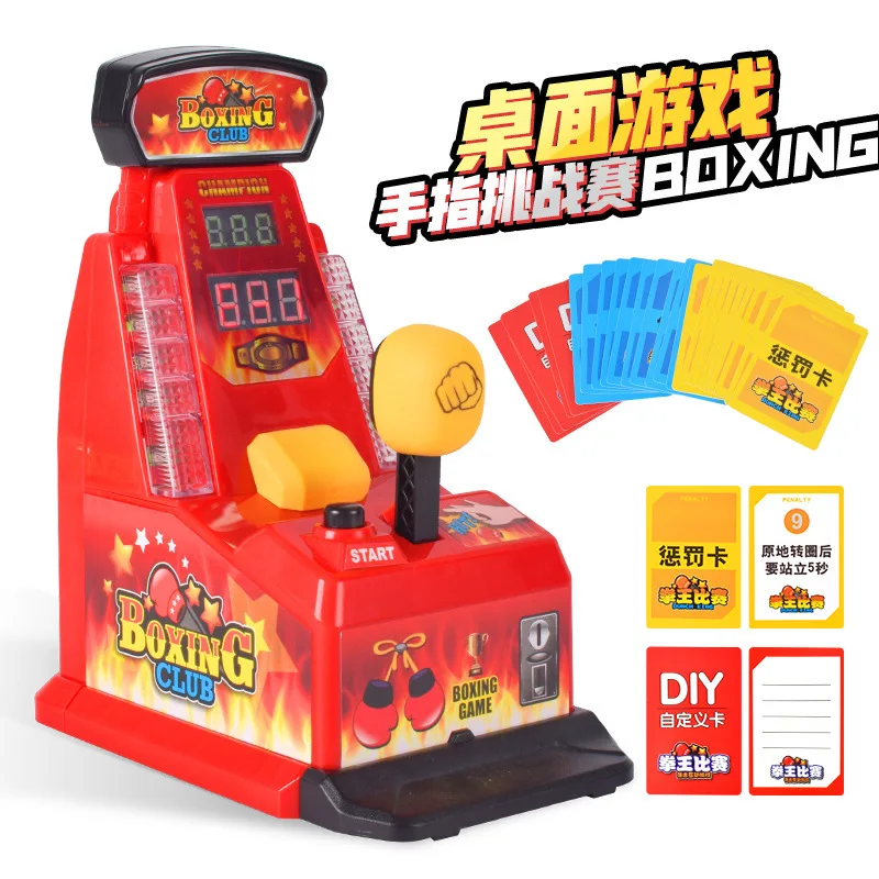 

Wen Sheng Ws5368 Finger Boxing Machine Children Mini Elasticity Fighting Machine Desktop Game Console Decompression Toy
