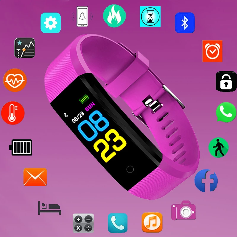 Digital Smart Sport Watch Women Watches Digital Led Electronic Wristwatch Bluetooth Fitness Men Child Wristwatch Hodinky Gift