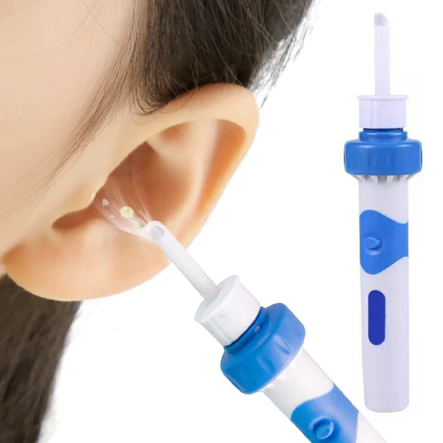 Electric Earpick Ear Spoon Safety Cordless Vacuum Ear Cleaner Child Baby Ear Cleaning Painless Earwax Removal Tool Health Care 1