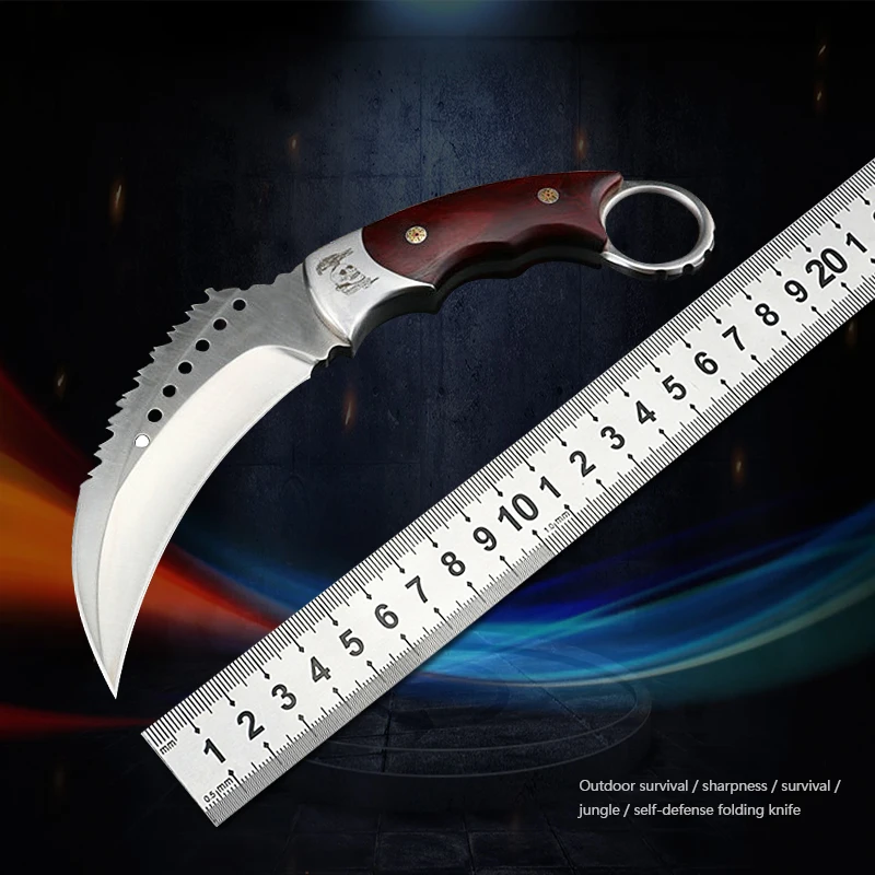 DC53 Blade Tactical Claw Self Defense Claw Knife CS Claw Knife Survival Camping Jungle Fixed