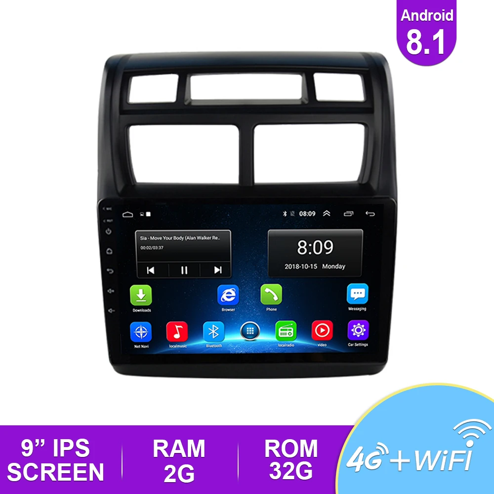 2.5D 9 ''IPS автомобильное радио Android 8 1 авто стерео Мультимедиа для Ford S Max 2007 2008 GPS
