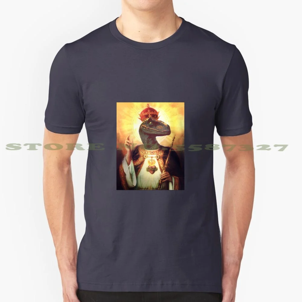 Raptor Jesus Cool Design Trendy T-Shirt Tee Raptor Jesus Christ Jesus Lord Savior Classic Dinosaur Dino T Rex