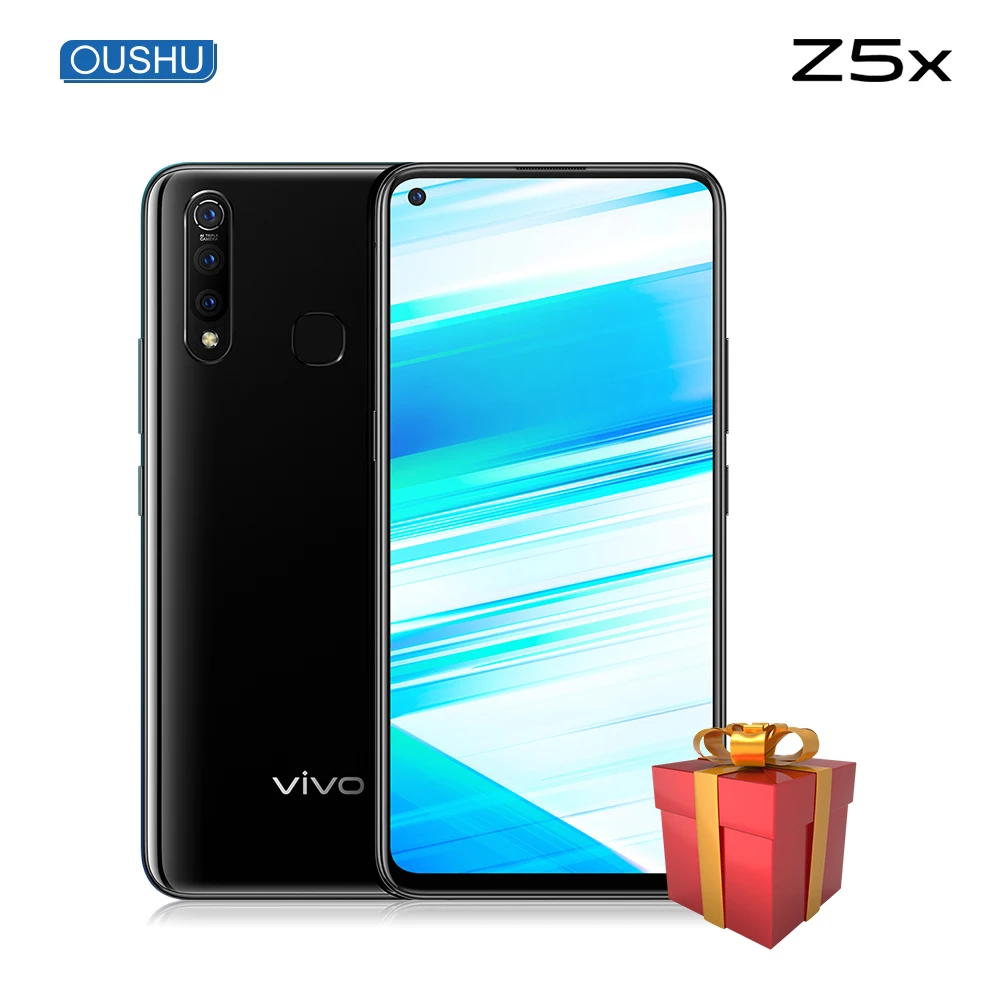 Оригинальный vivo Z5x мобильный телефон 6G 64G Snapdragon710 Восьмиядерный Android 9 0 6 53 &quotэкран