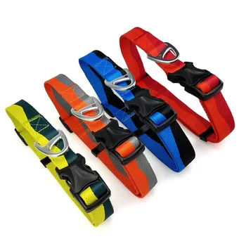 

Trend Stitching Dogs Pets Accessories Adjustable Polyester Simple Dog Collar Large And Medium-sized Pet Leash Collar