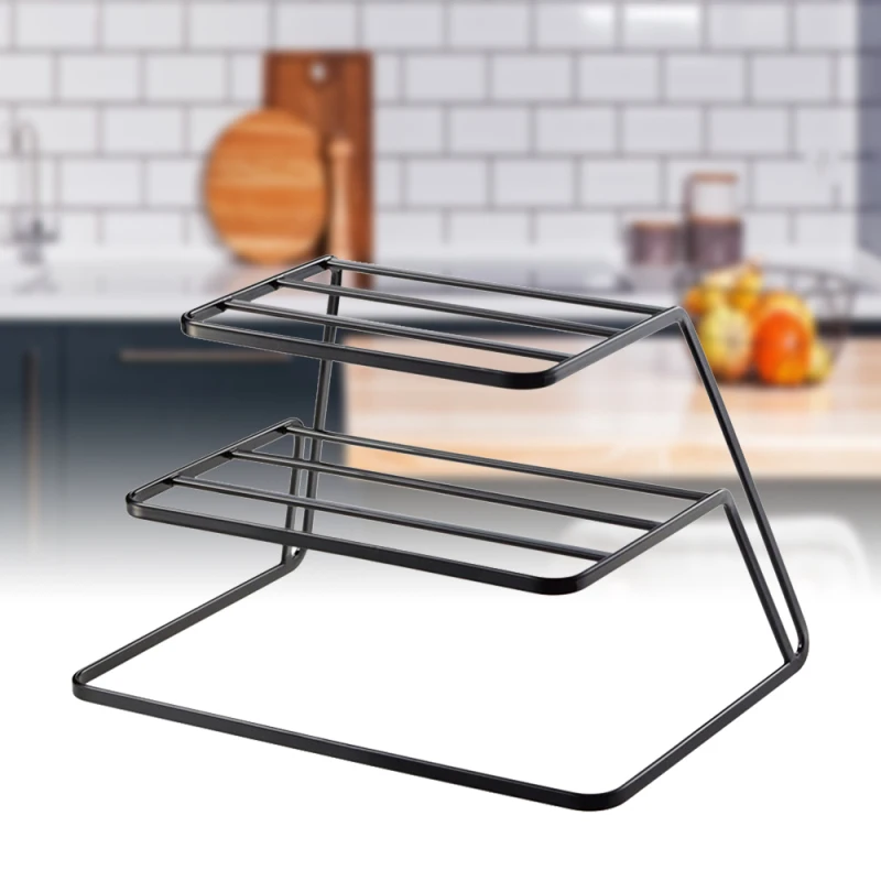 

Home Storage Organzation 3-Tier Kitchen Dish Storage Rack Tableware Drying Tray Stand Holder Organizer Storage Holders Racks
