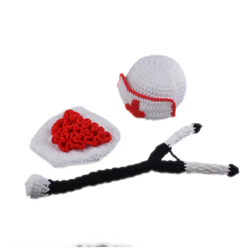 

Newborn Baby Crochet Knit Hat Photography Prop Infant Boys Girls Costume Outfits