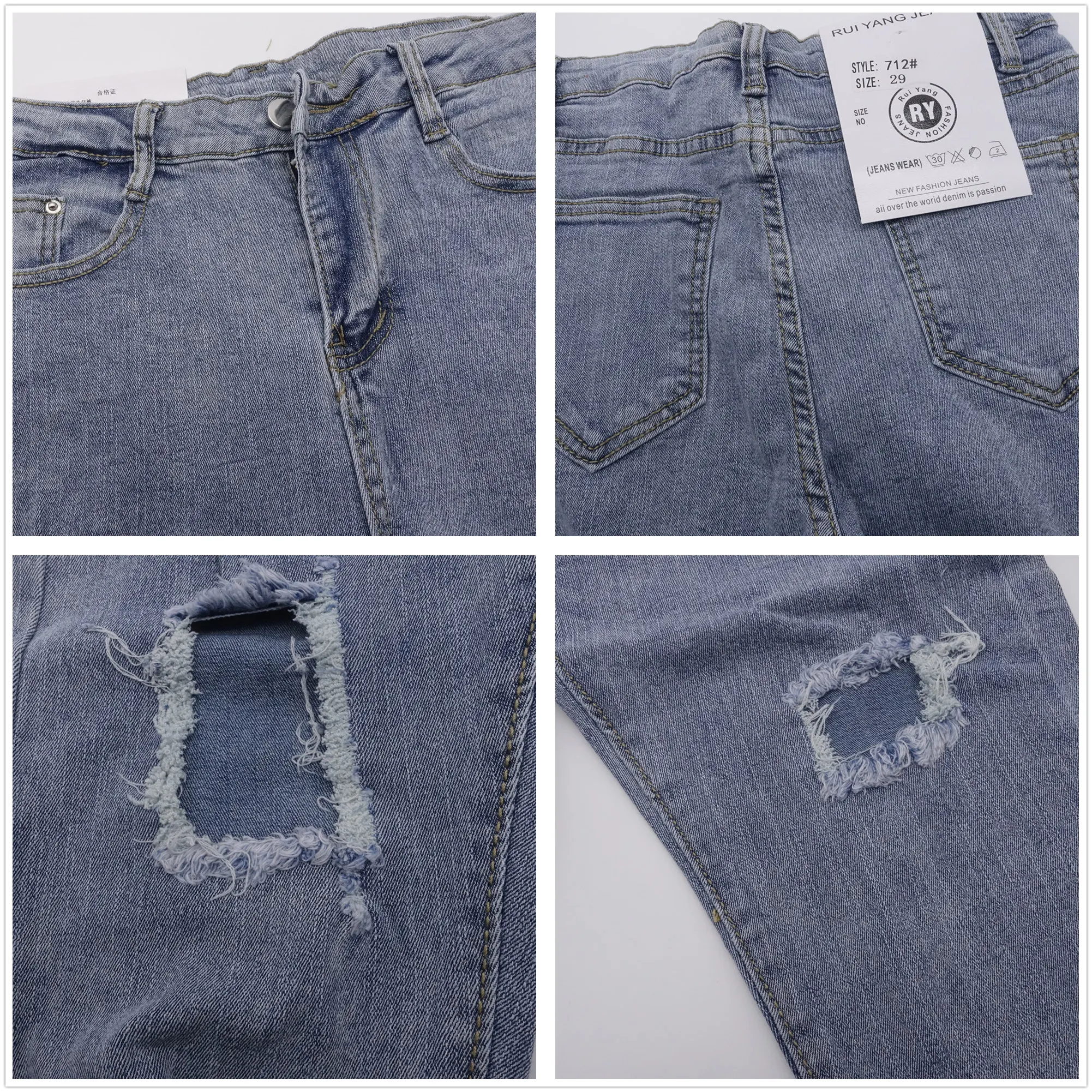 Cotton Female Ankle Jeans Sexy Brand 