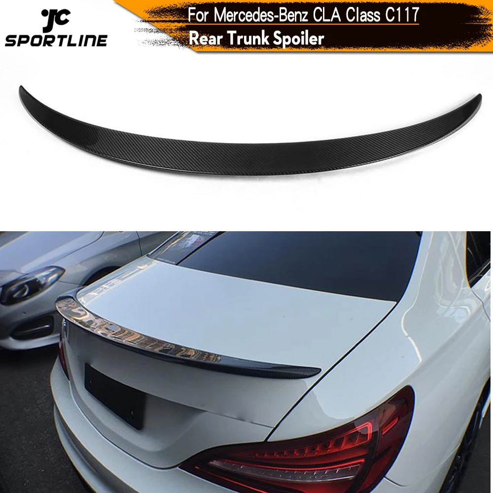 Rear Boot Trunk Spoiler Wing Carbon Fiber Factory For Mercedes Benz CLA 200 250 Rear Boot Trunk Spoiler Wing Carbon Fiber Factory For Mercedes Benz CLA 200 250