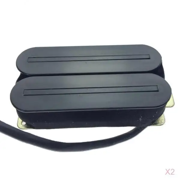 2xElectric Guitar Pickups Dual Rail Humbucker Double Coil Pickup Accessories